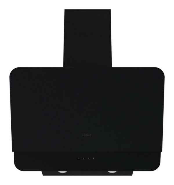 Haier Siyah Davlumbaz Duvar Tipi Eğimli Tasarım 39 cm Derinlik