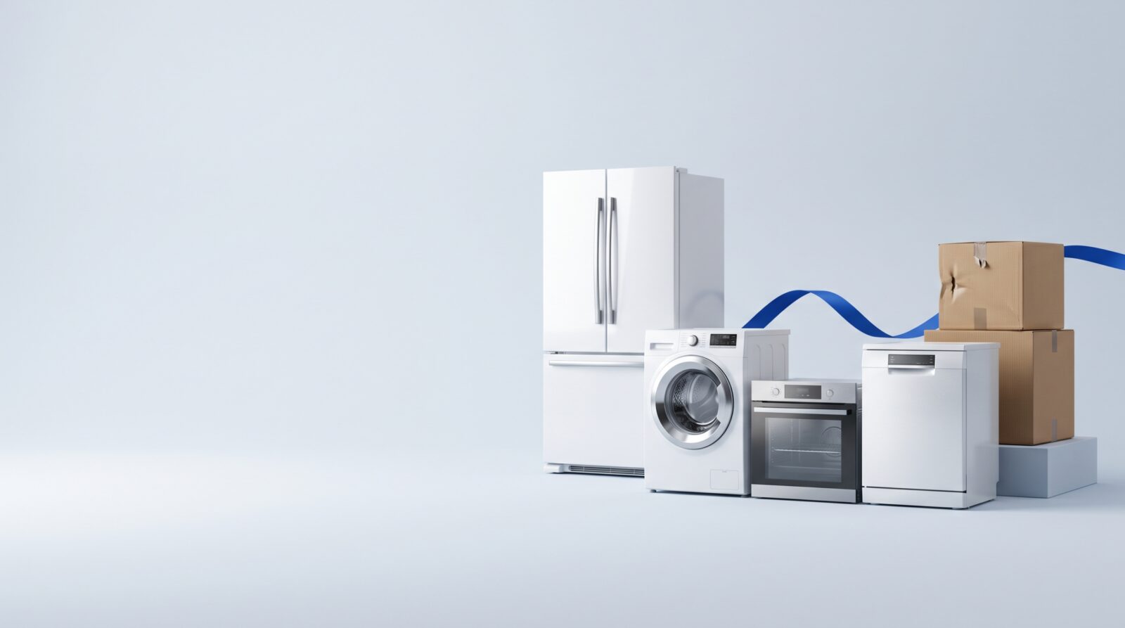 Bakırda Outlet — ambalajı hasarlı, ürünü sağlam Haier ve Hoover beyaz eşyalar