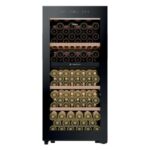 Haier Winery 5 HWS111GDGH1 111 şişe kapasiteli şarap dolabı önden görünüm