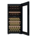 Haier HWS111GDGH1 şarap dolabı 111 şişe iç yerleşim