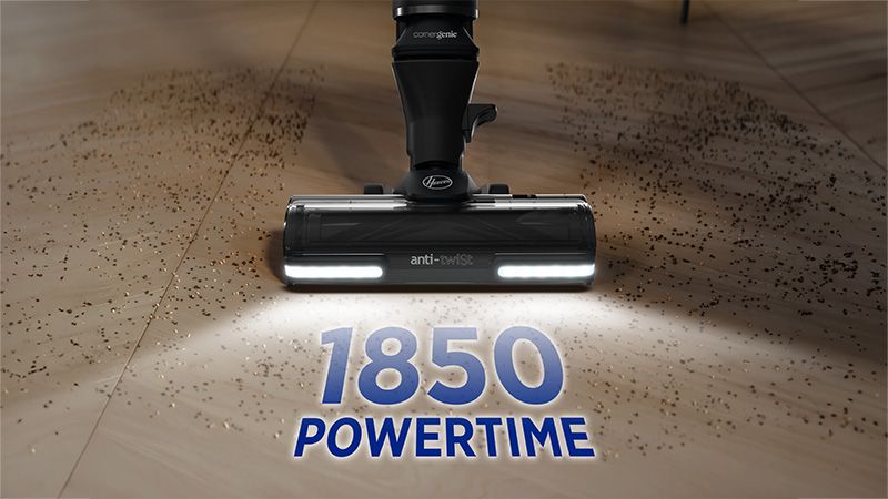 1850 PowerTime ≈ (63 AirWatt x 30 dk): Emiş Gücü ile Çalışma Süresi Arasındaki İdeal Denge.