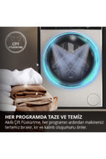 HW90-BP14357U1TR X5 Serisi 9 kg 1400 Devir A Sınıfı Wi-Fi Bağlantılı Çamaşır Makinesi Beyaz - Görsel 4